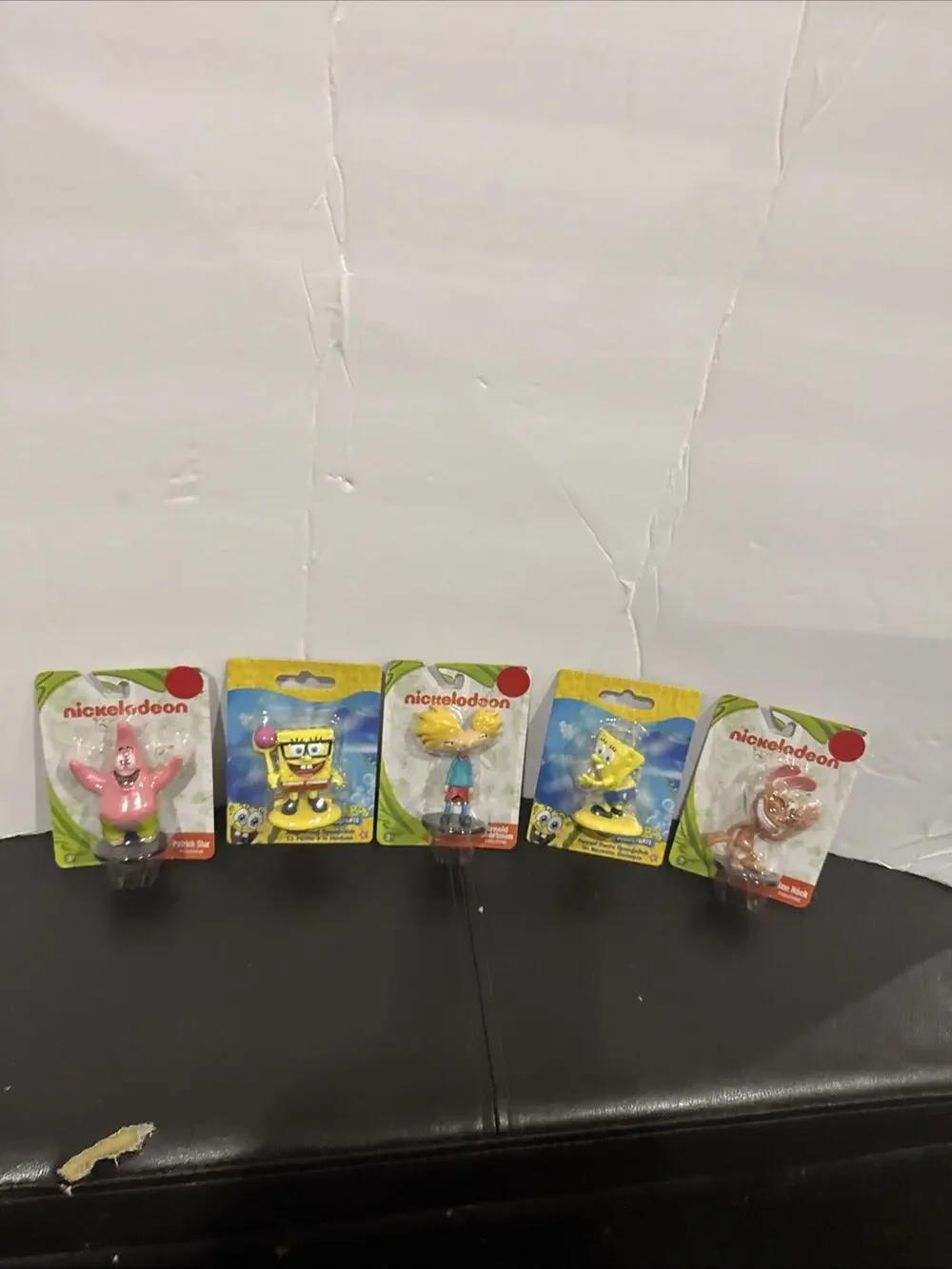 Lot of 5 Nickelodeon Cake Toppers SpongeBob Patrick Arnold Ren Sealed New